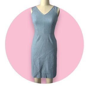 Banana Republic Light Blue Chambray Short Dress